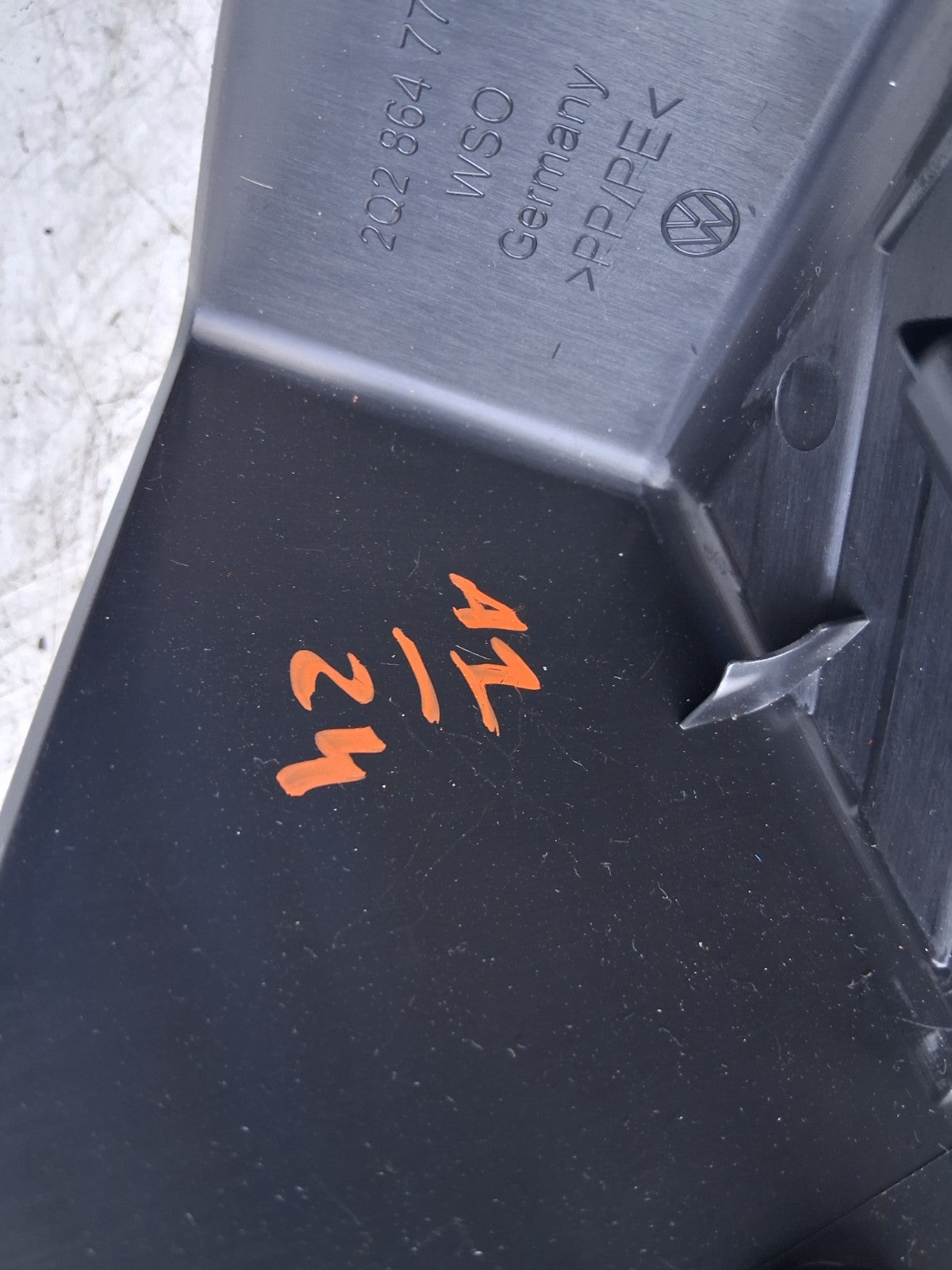 2024 AUDI A1 S LINE MK2 NS PASSENGER SIDE LEFT FOOTREST TRIM PAD 2Q2864777