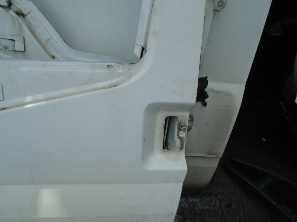 FORD TRANSIT MK7 VAN 2012 NSF PASSENGER SIDE FRONT BARE DOOR SHELL FRAME WHITE