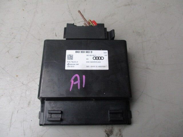 AUDI A1 2015 VOLTAGE STABILIZER CONTROL MODULE 8K0959663D