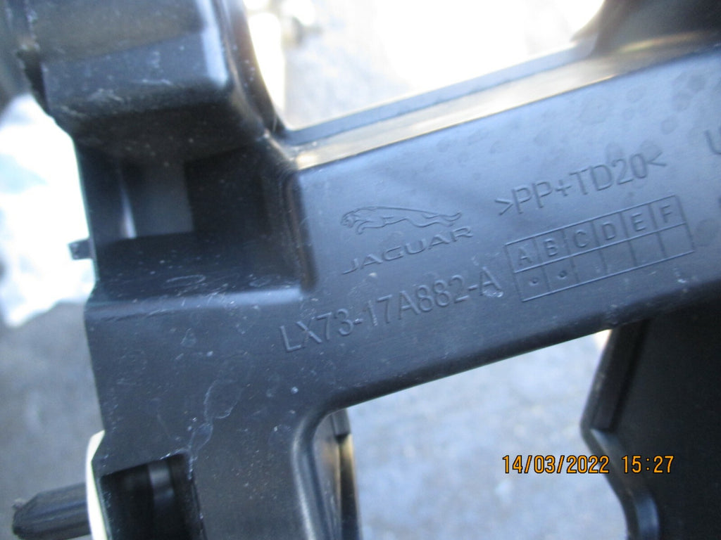JAGUAR XE 2019 OSR DRIVER RIGHT SIDE REAR BUMPER MOUNT BRACKET LX73-17A882-A