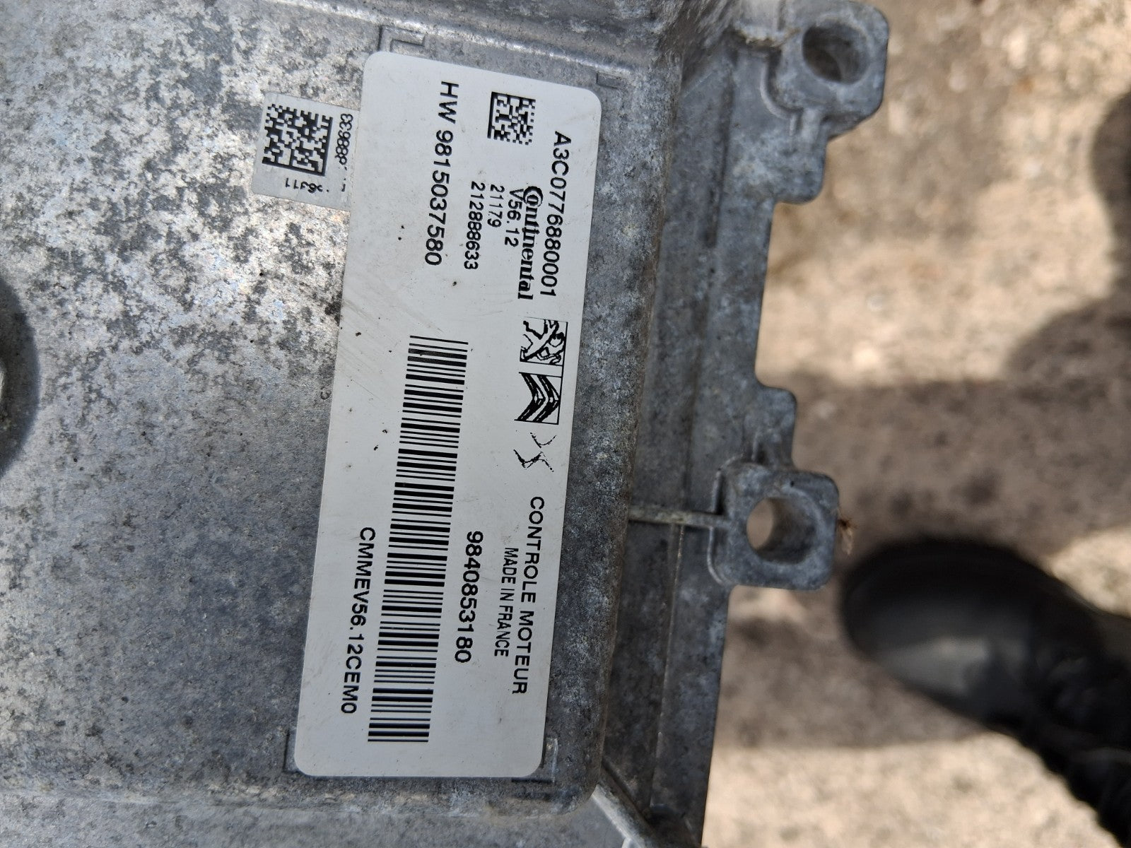 2021 CITROEN C3 MK3 1.2 PETROL ECU ENGINE CONTROL UNIT MODULE 9840853180