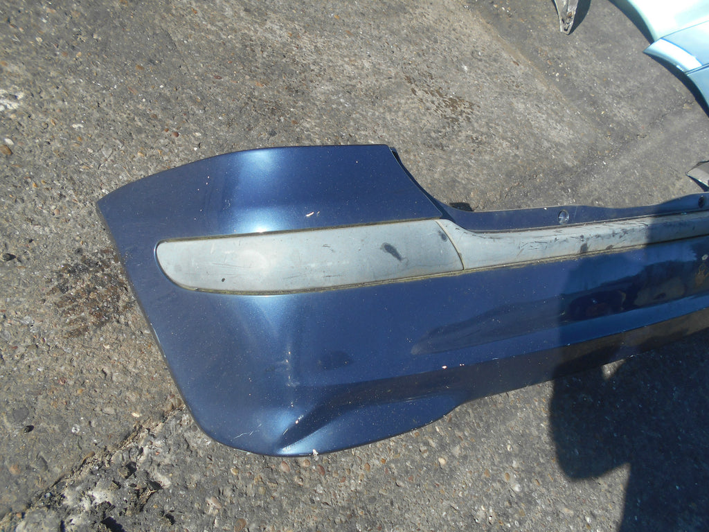 MERCEDES A CLASS W168 2004 REAR BACK PLASTIC BUMPER BLUE