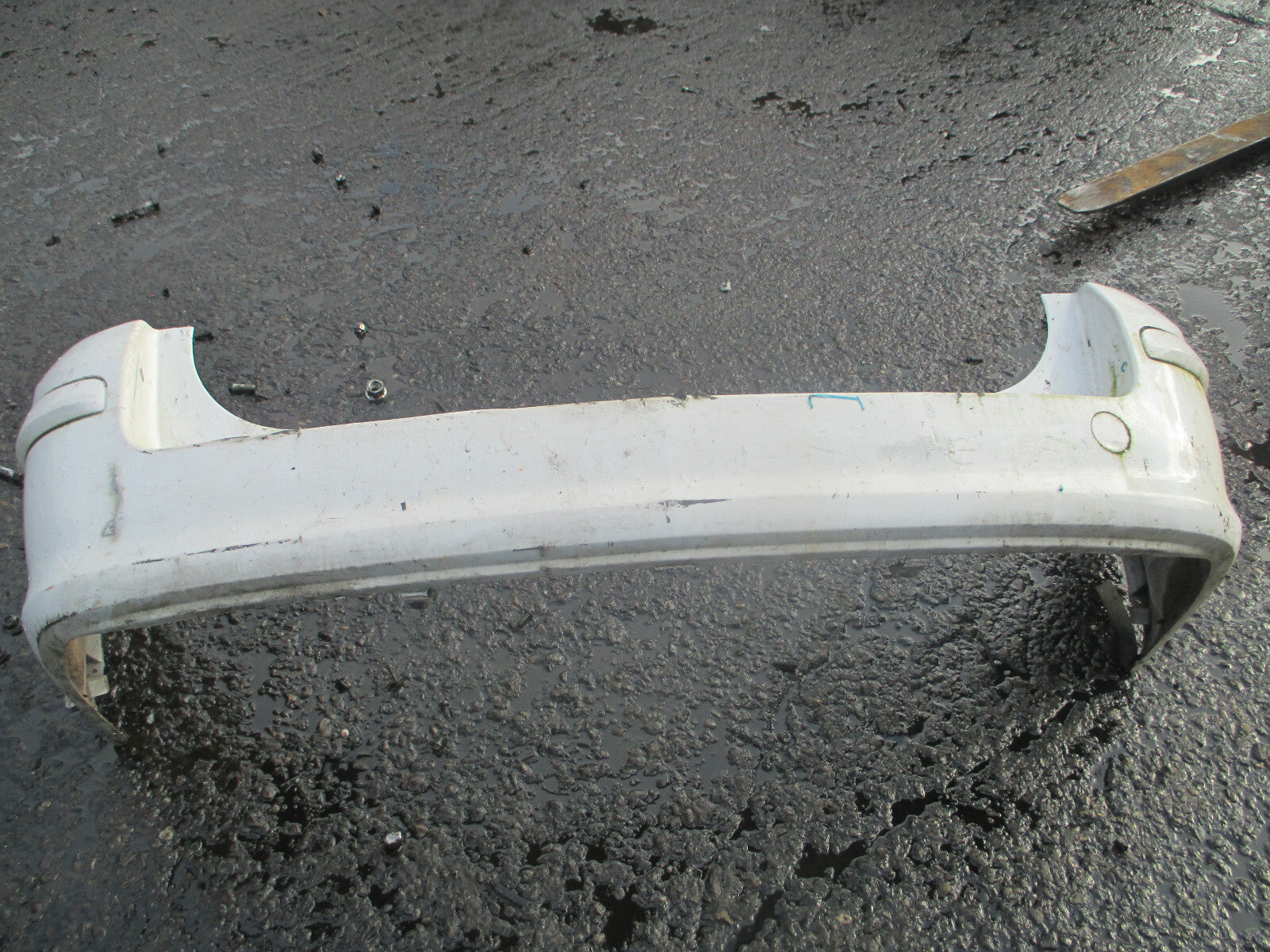 VAUXHALL ASTRA H 2012 VAN ESTATE REAR COMPLETE BUMPER WHITE