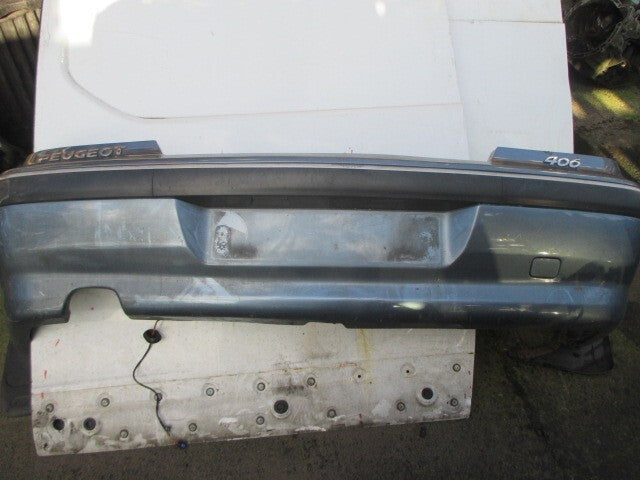 2000 PEUGEOT 406 PHASE 2 SALOON REAR BUMPER COMPLETE BLUE KMD