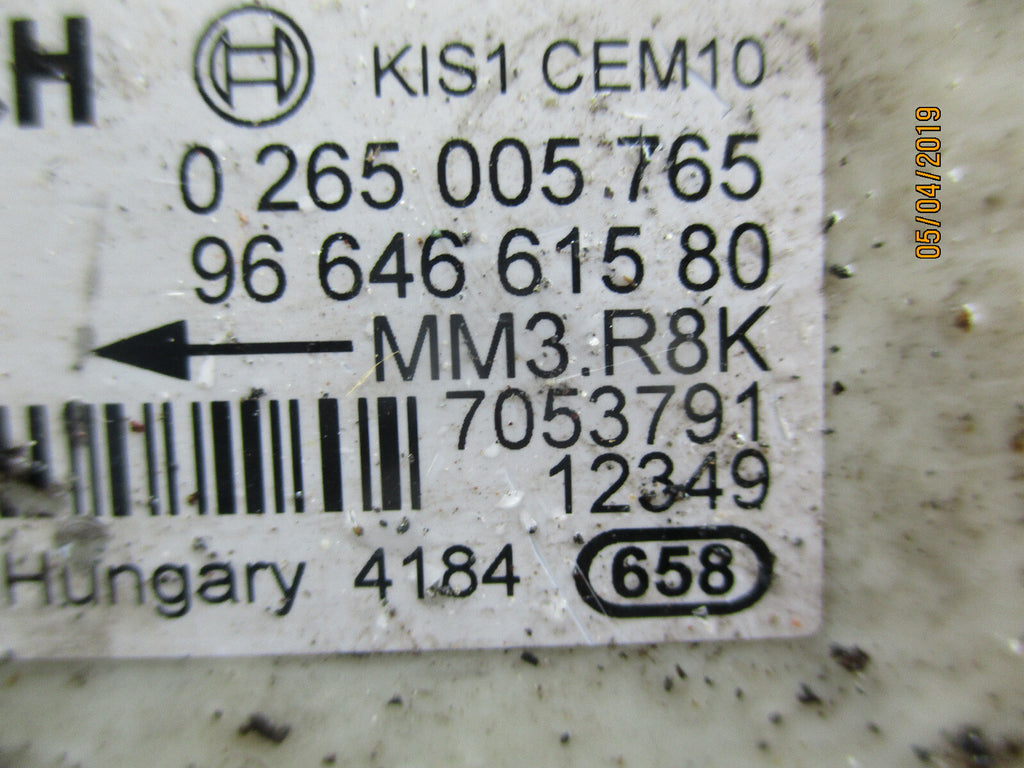 PSA  ESP YAW RATE SENSOR 9664661580 BOSCH