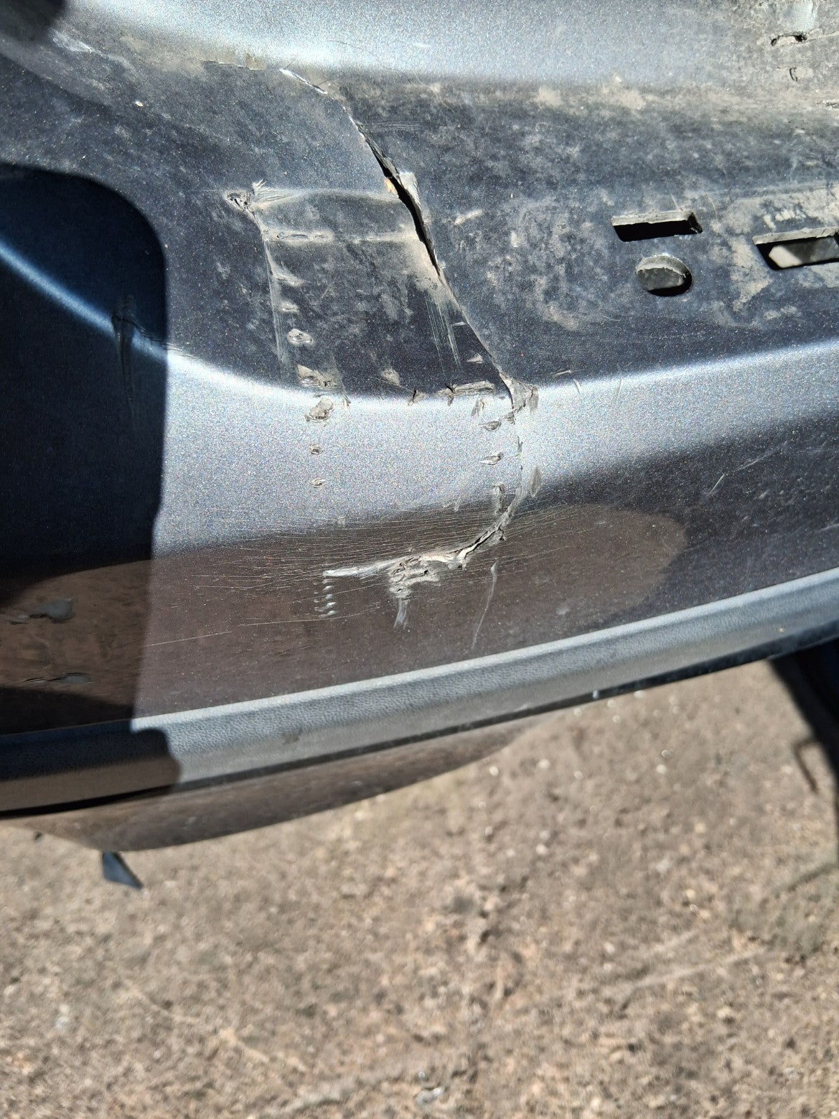 2019 MERCEDES BENZ GLA 180 X156 COMPLETE REAR BUMPER MOUNTAIN GREY METALLIC 787