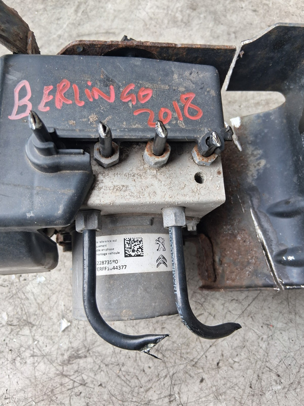 2018 CITROEN BERLINGO MK2 ABS PUMP CONTROL MODULE 9822873580