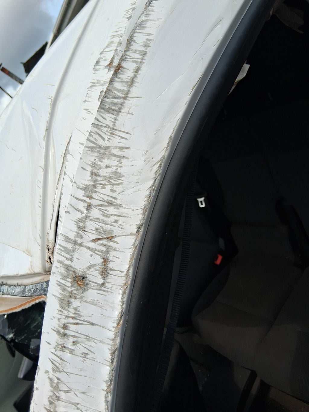2024 TOYOTA PROACE CITY NS PASSENGER FRONT BARE DOOR DAMAGED EPR ICY WHITE