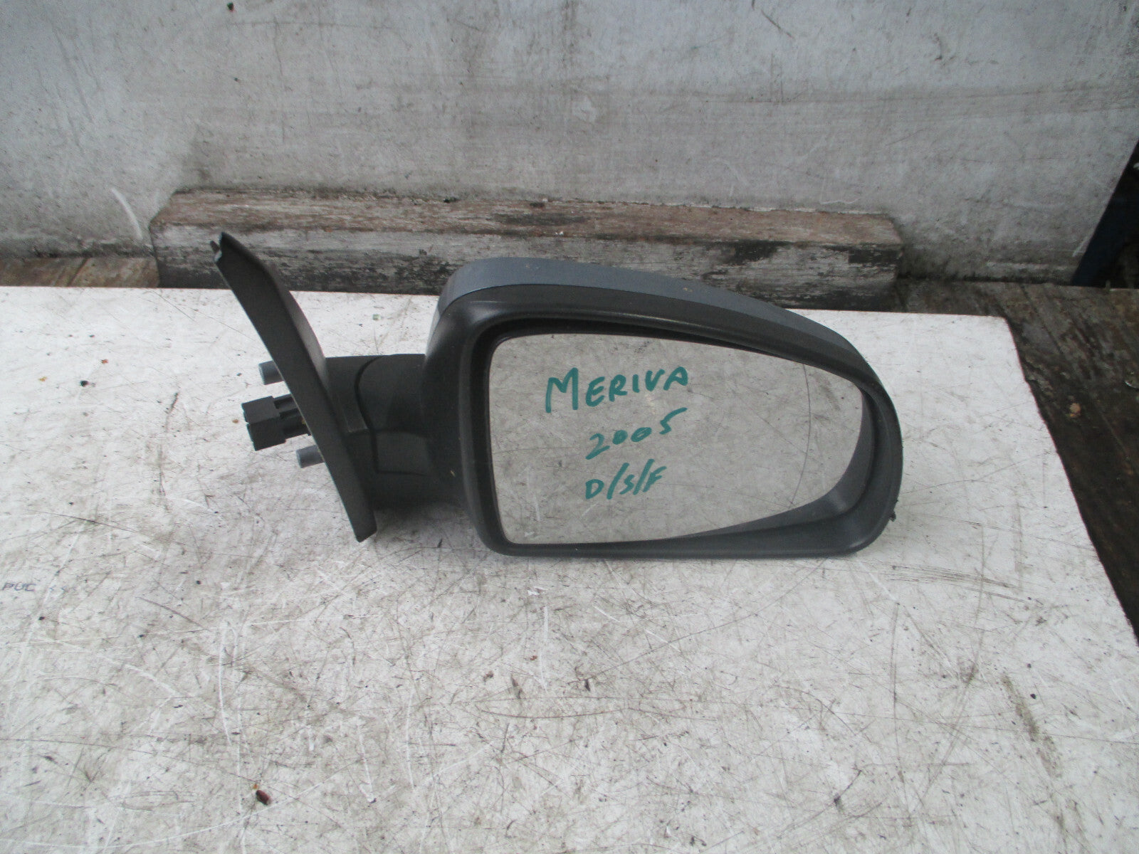 VAUXHALL MERIVA A 2005 OSF DRIVER SIDE FRONT ELECTRIC WING MIRROR