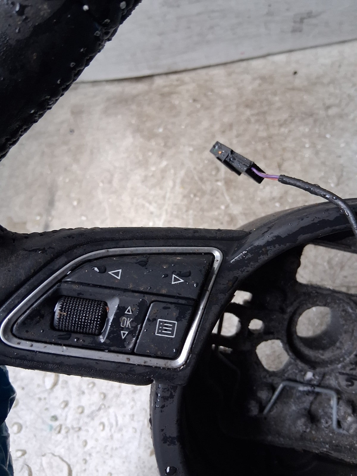 2015 AUDI A1 MULTIFUNCTIONAL STEERING WHEEL 4G0419091BD