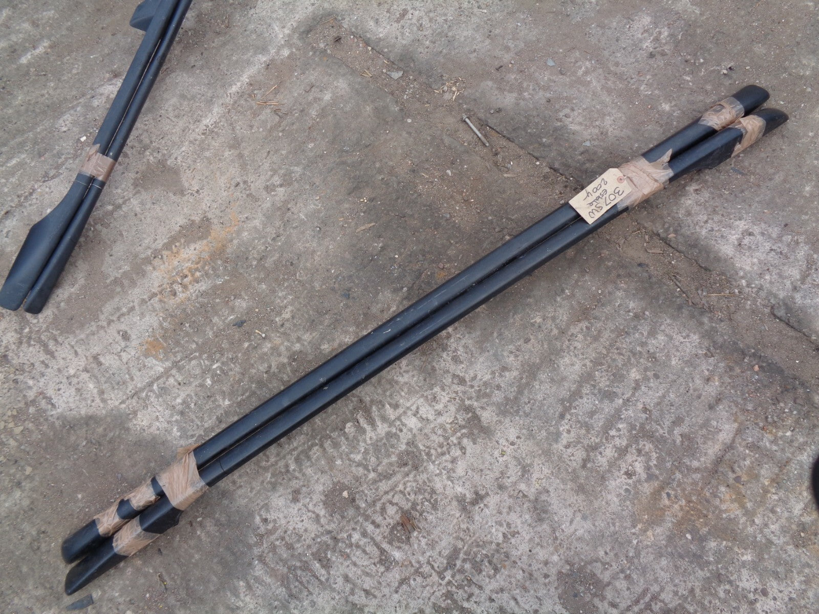 PEUGEOT 307SW 307 SW ESTATE 2004 ROOF RAILS BARS LUGGAGE STORAGE RACK BLACK