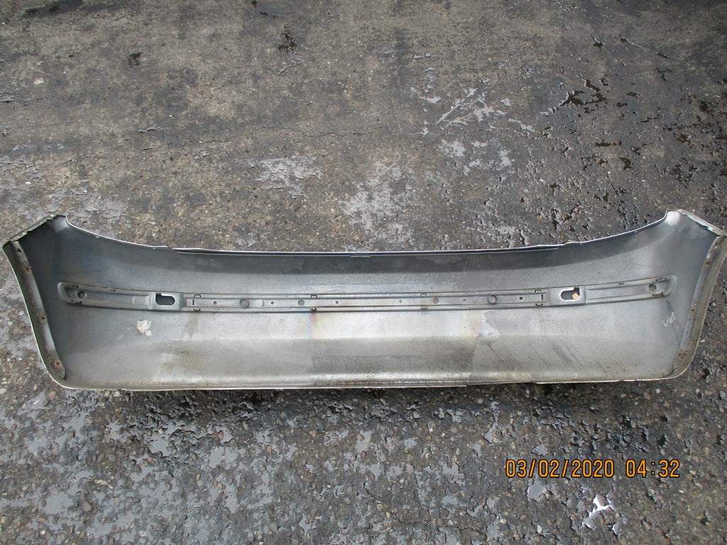 SKODA FABIA 6Y 2006 COMPLETE REAR BACK PLASTIC BUMPER SILVER GREY