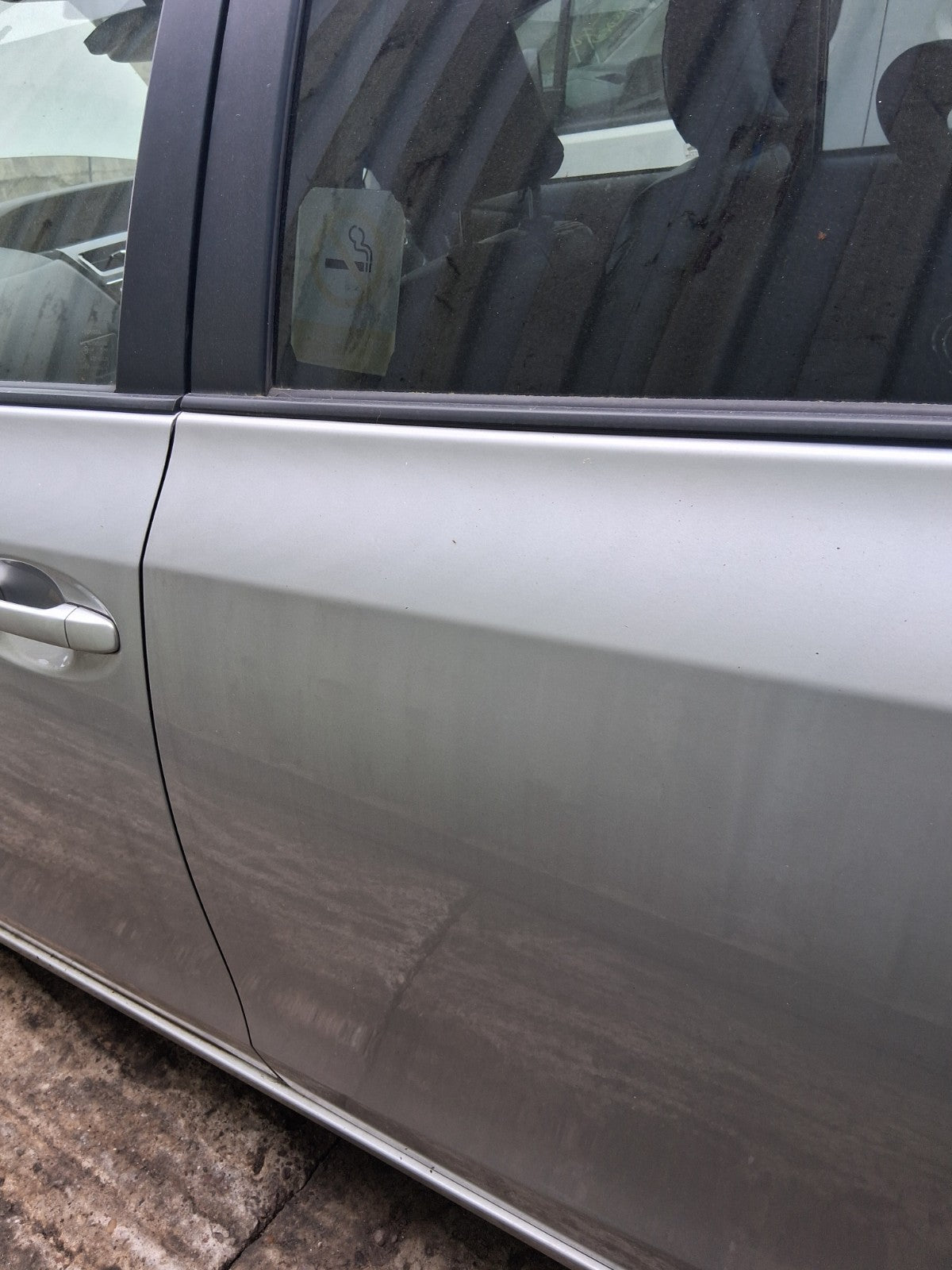 2018 TOYOTA PRIUS V PLUS XW40 NSR PASSENGER SIDE REAR LEFT BARE DOOR SILVER