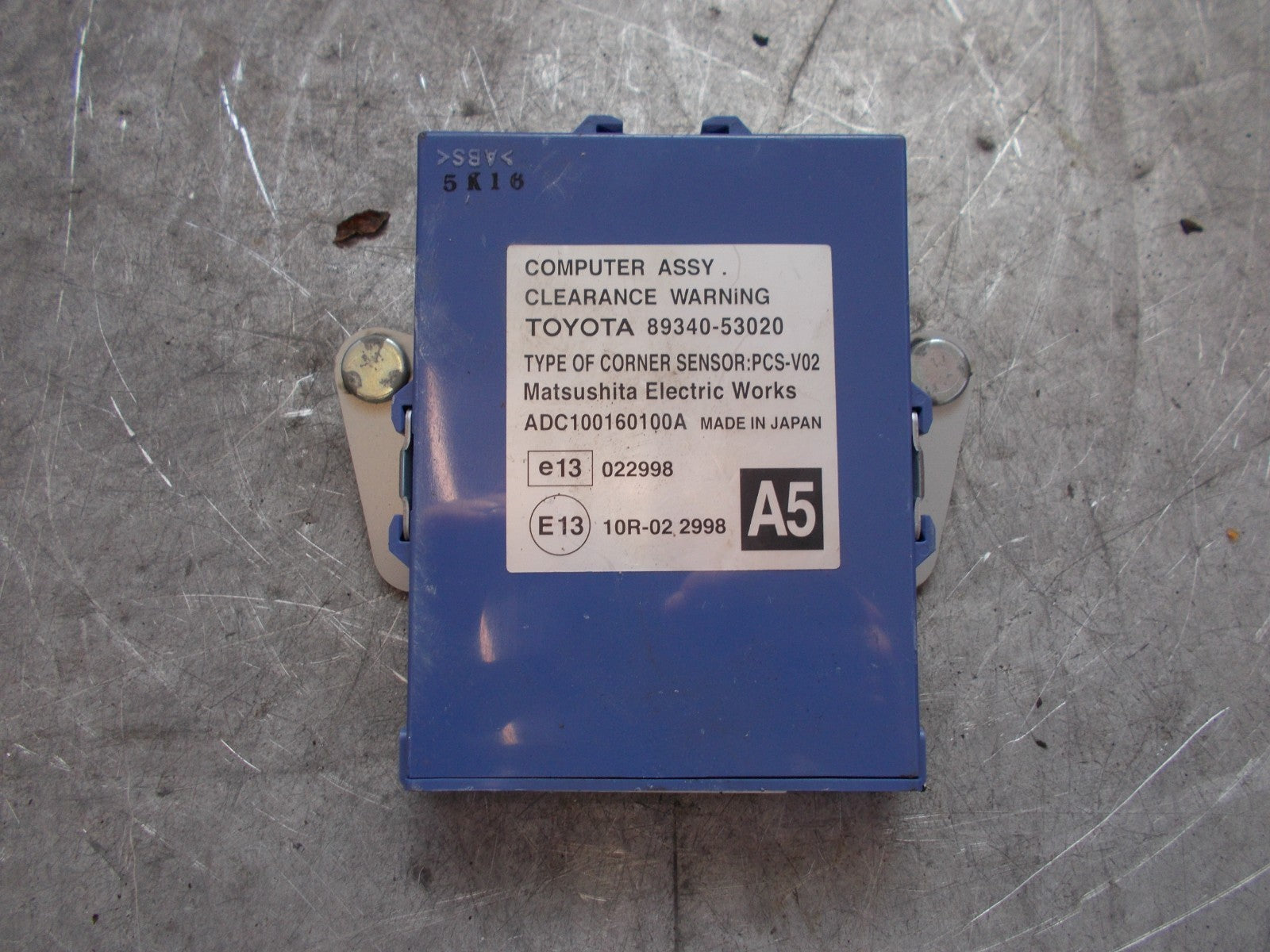 LEXUS IS XE20 (MK2) 2005-2013 CLEARANCE WARNING ECU MODULE 89340-53020