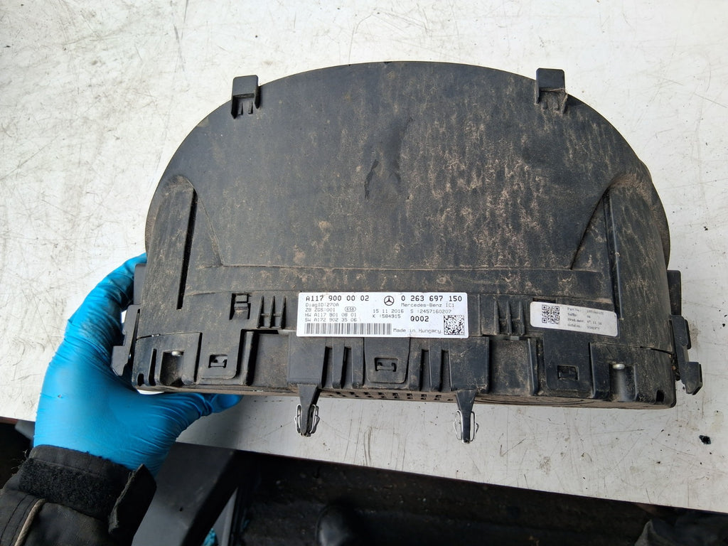 MERCEDES BENZ CLA 2016 C117 2.1 DIESEL INSTRUMENT CLUSTER A1179000002