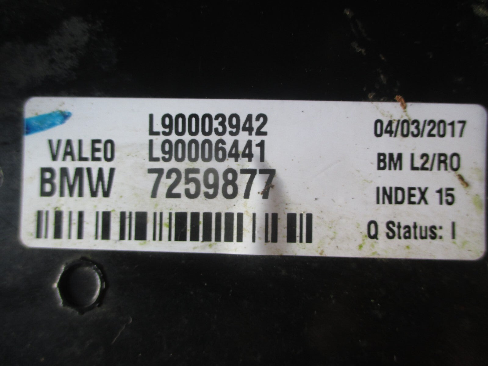 BMW F30 3 SERIES 2017 REAR HIGH MOUNT LED BRAKE LIGHT 7259877