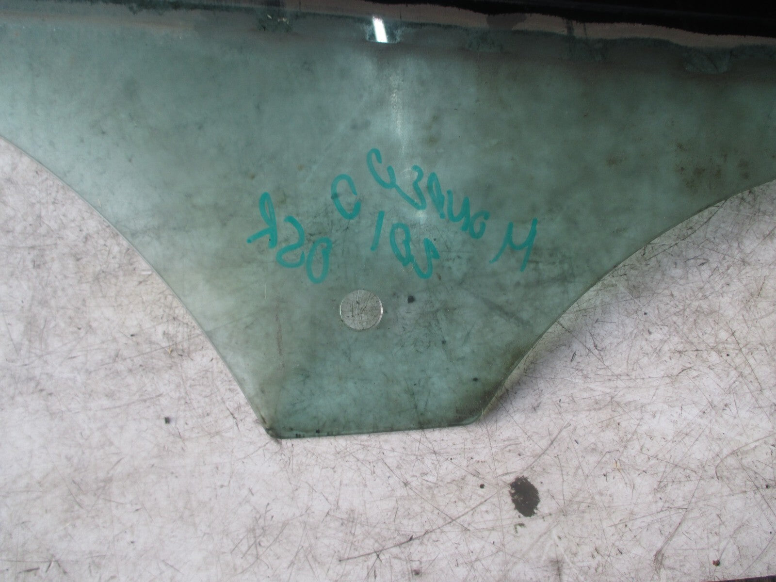 FORD MONDEO MK4 2010 5 DOOR OSR DRIVER SIDE REAR DOOR WINDOW GLASS