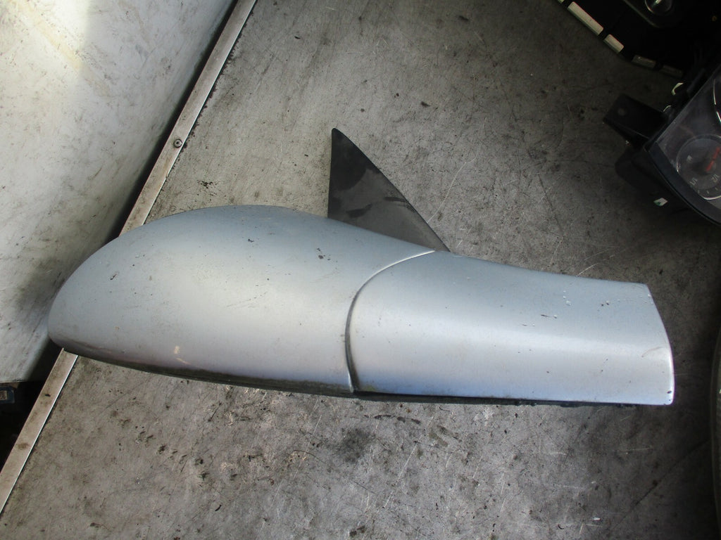 VAUXHALL VECTRA B OS DRIVER SIDE MANUAL WING MIRROR LIGHT BLUE