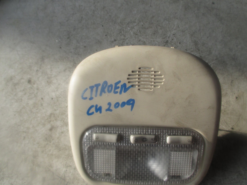 2009 CITROEN C4 FRONT INTERIOR ROOF LIGHT LAMP 9648338577