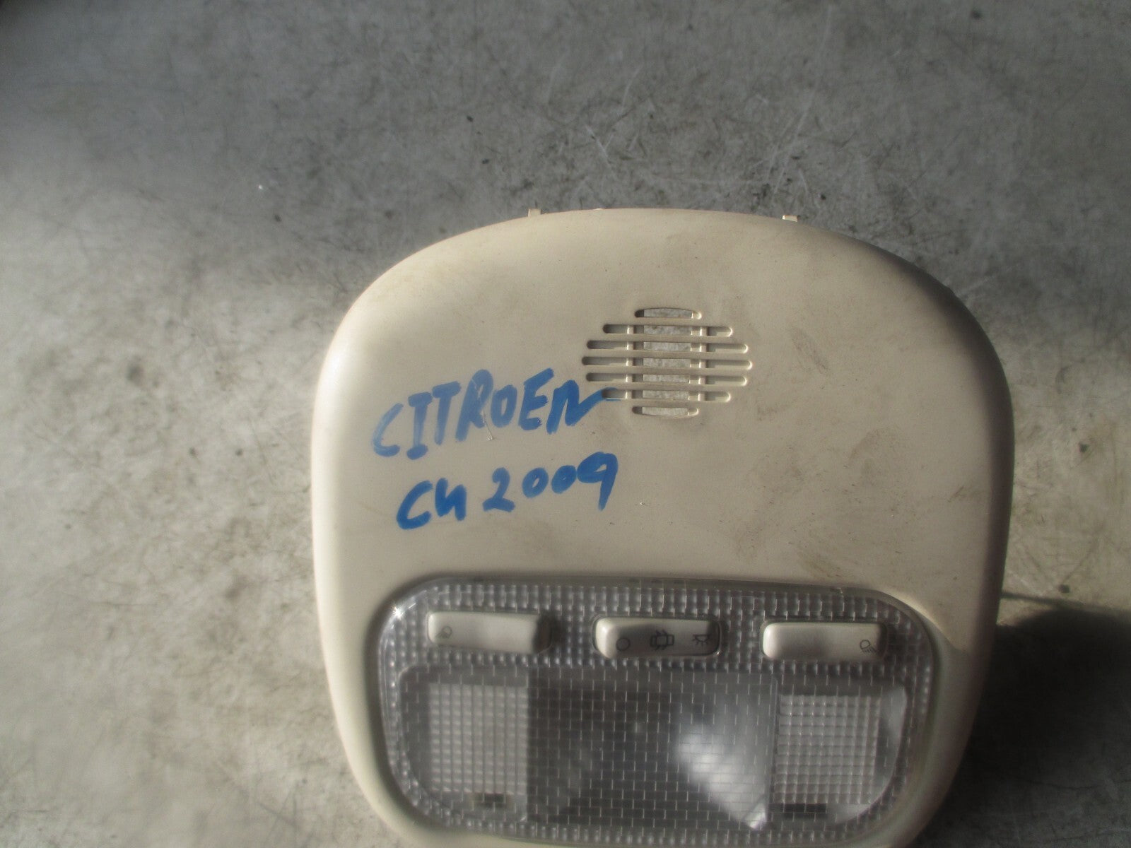 2009 CITROEN C4 FRONT INTERIOR ROOF LIGHT LAMP 9648338577