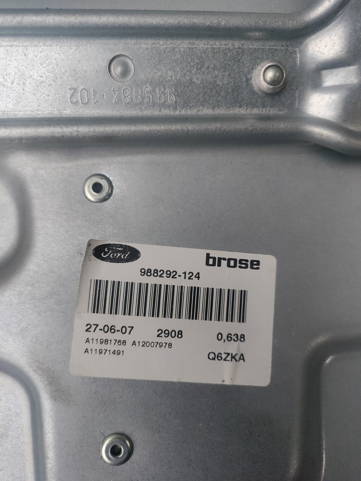 2007 FORD FOCUS MK2 OSF DRIVER FRONT WINDOW REGULATOR