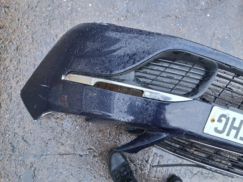 2017 PEUGEOT 308 MK2 COMPLETE FRONT BUMPER WITH GRILL GRILLE BLUE
