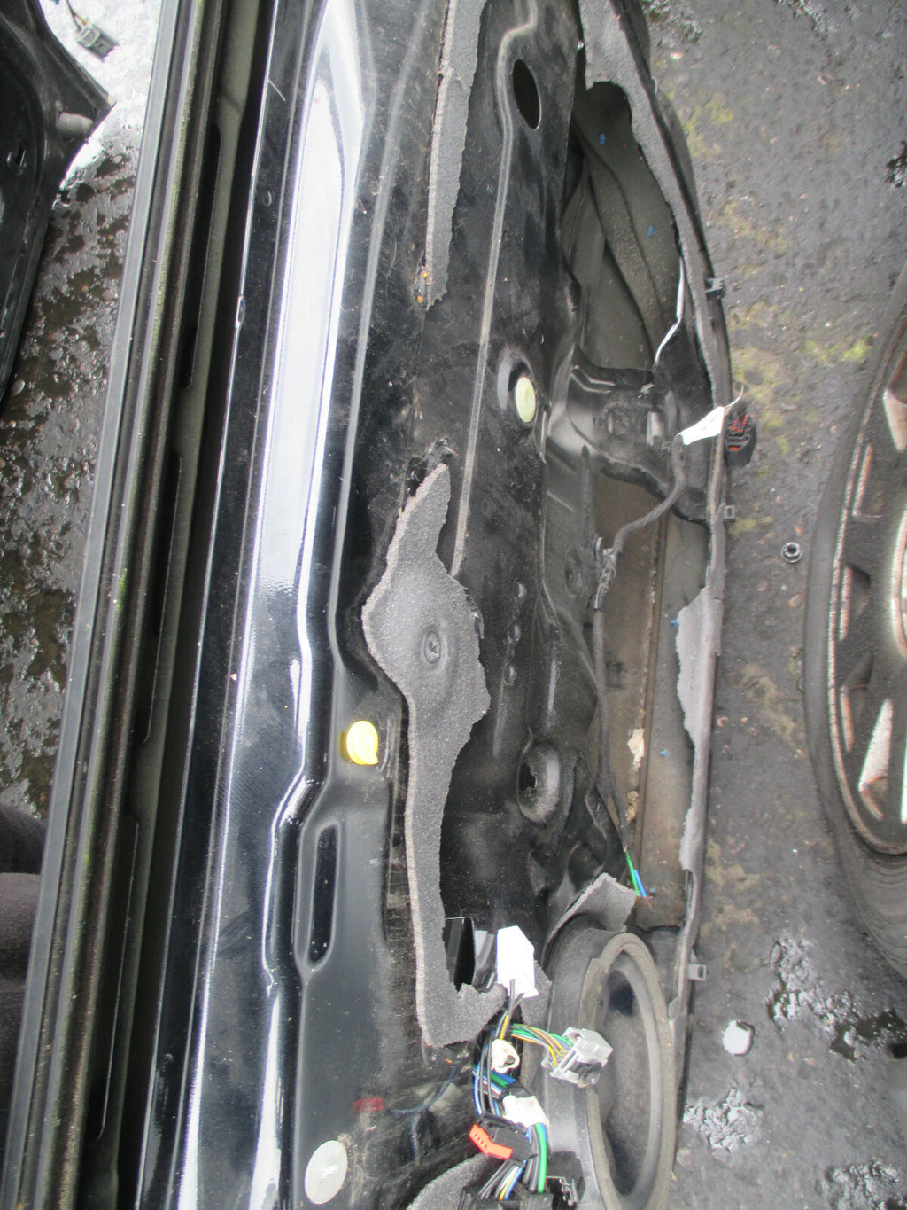 FORD S MAX 2008 5 DOOR 2.0 TDCI OSF DRIVER FRONT BARE DOOR BLACK