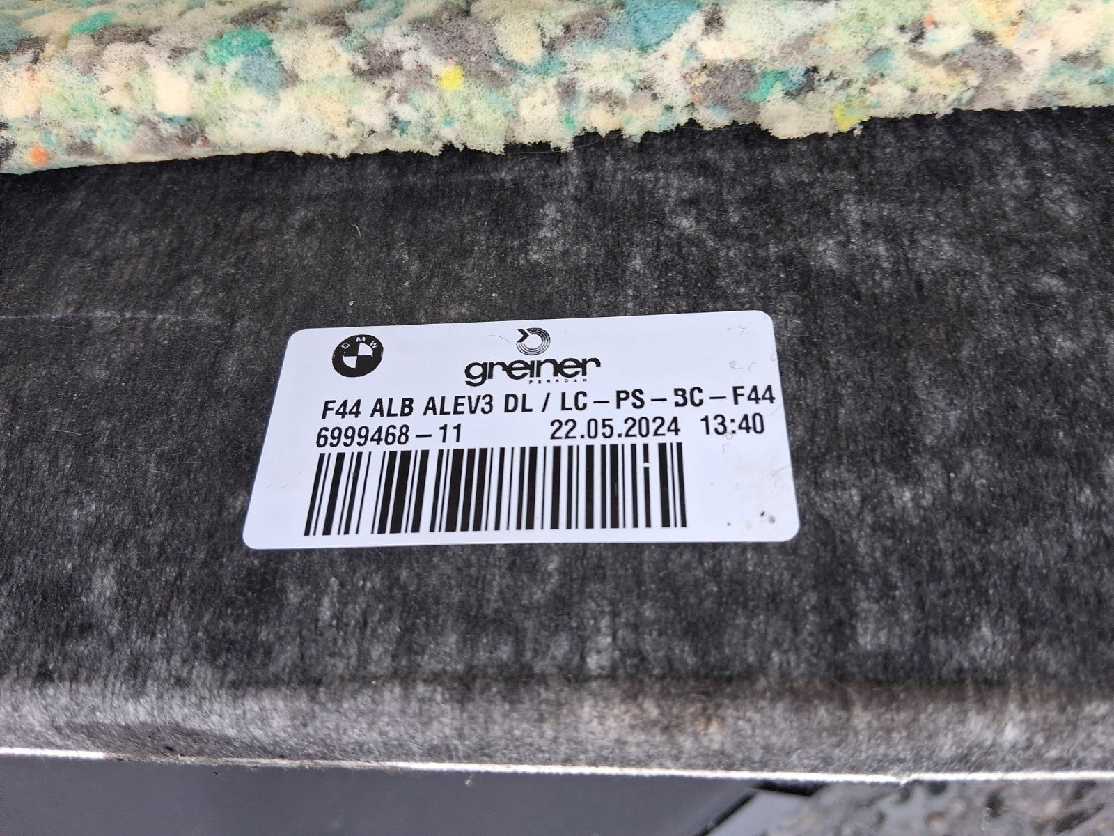 2024 BMW 2 SERIES F44 COUPE REAR PARCEL SHELF TRIM PANEL 6999468