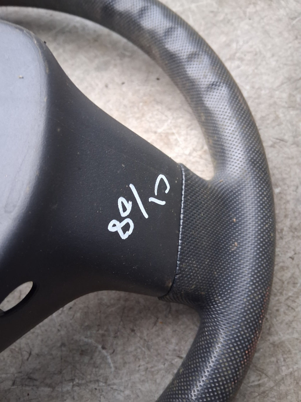 2008 CITROEN C1 3 DOOR STEERING WHEEL BLACK