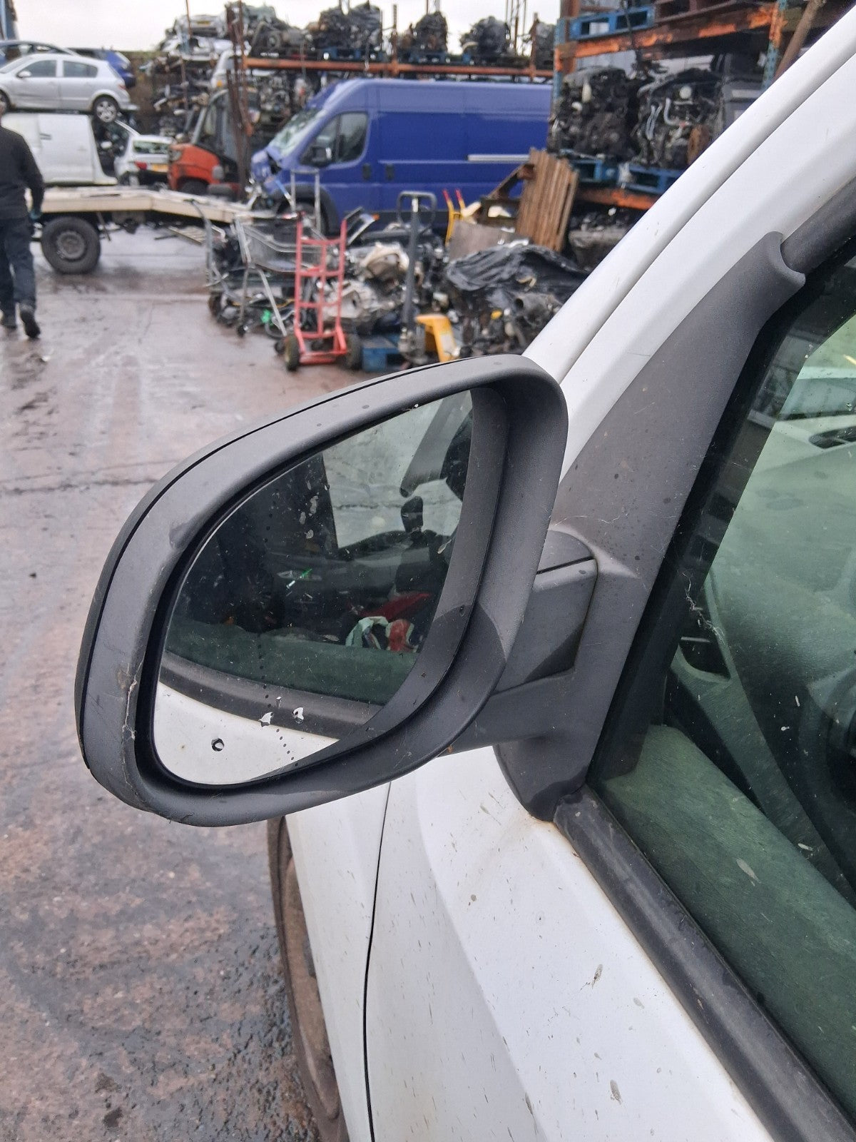 2016 MERCEDES CITAN W415 NSF PASSENGER SIDE FRONT LEFT WING MIRROR BLACK