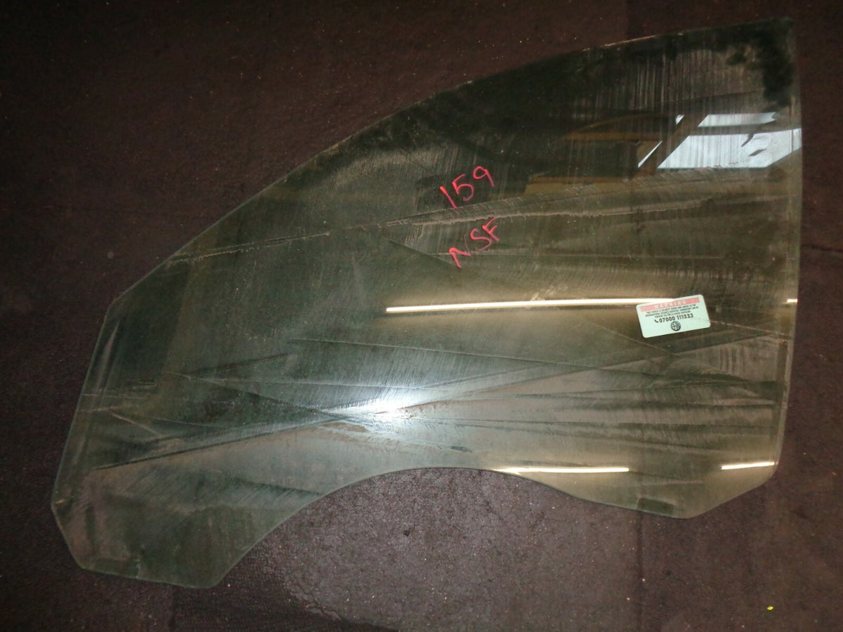 ALFA ROMEO 159 2004-11 NSF PASSENGER SIDE FRONT DOOR WINDOW GLASS