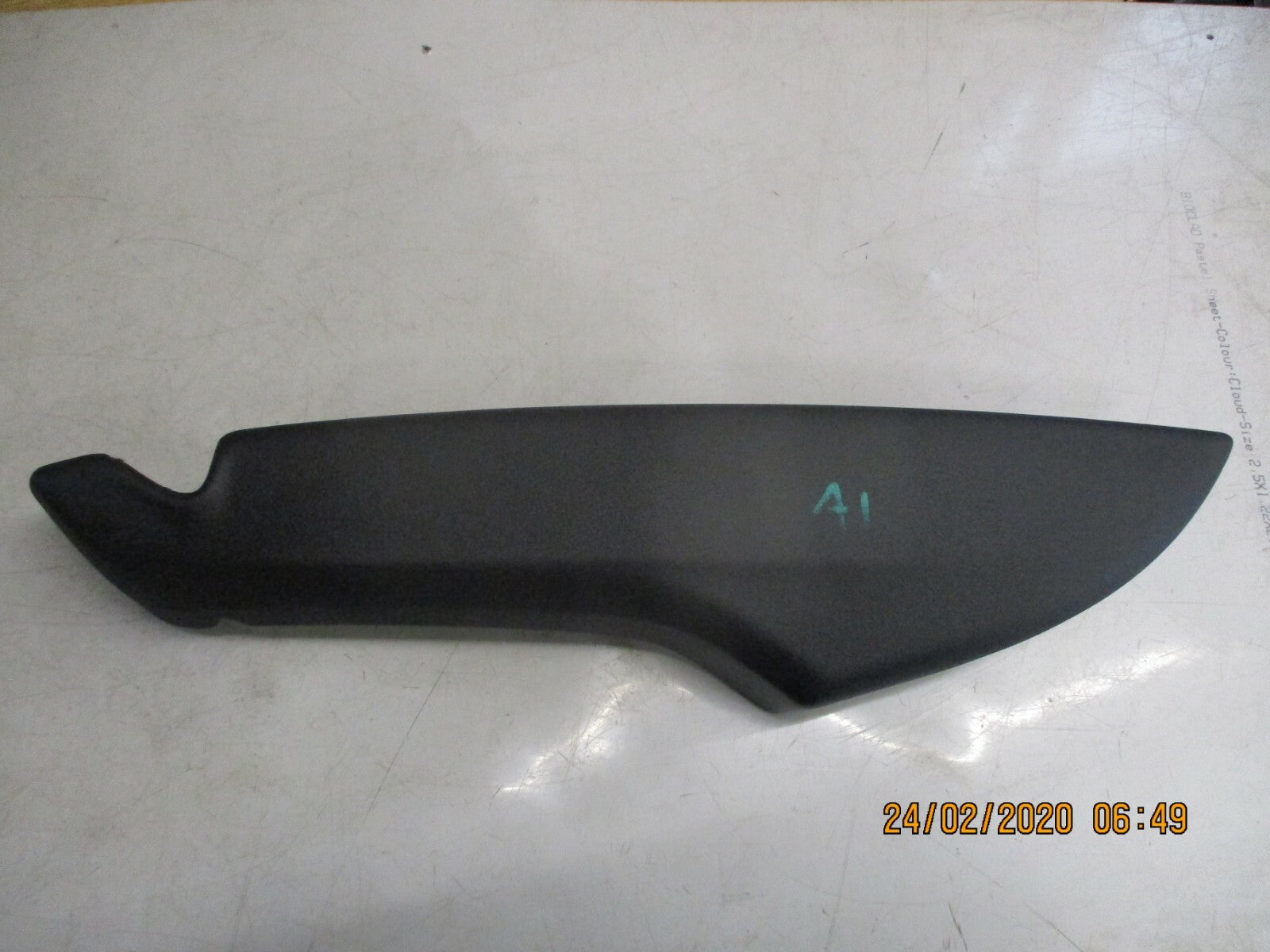 AUDI A1 MK1 8X 2017 OS DRIVER SIDE DOOR CARD LEATHER PAD TRIM PANEL 8X3867174