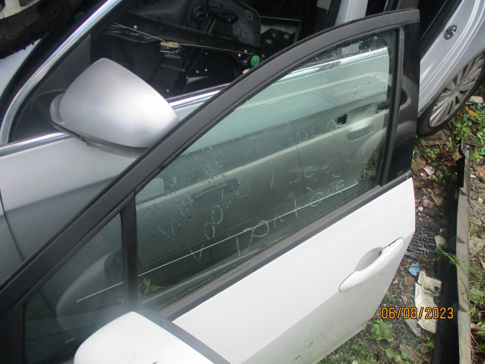 NISSAN MICRA K14 2019 NSF PASSENGER SIDE FRONT DOOR WINDOW GLASS