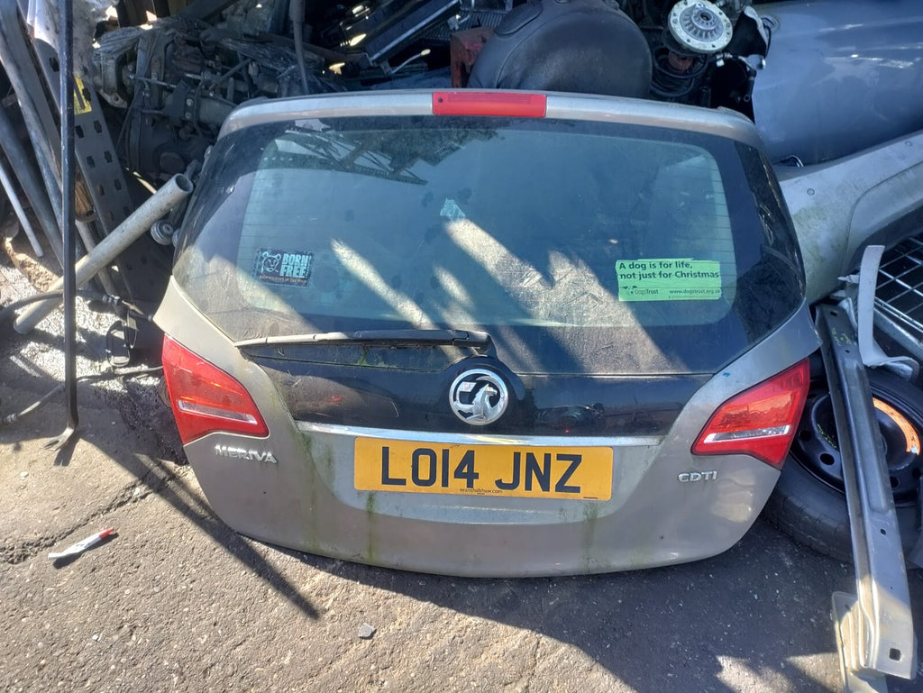 2014 VAUXHALL MERIVA B REAR TAILGATE BOOTLID BROWN