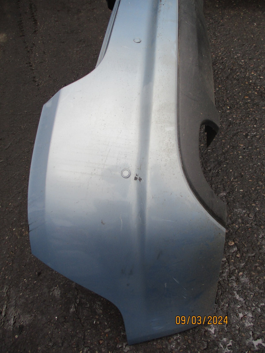 JAGUAR XF X250 2010 REAR COMPLETE BUMPER PDC SENSOR LIGHT BLUE