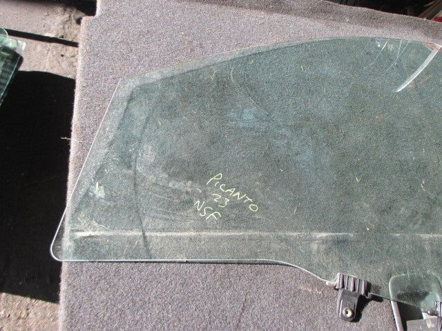 2023 KIA PICANTO MK3 NSF PASSENGER SIDE FRONT WINDOW GLASS