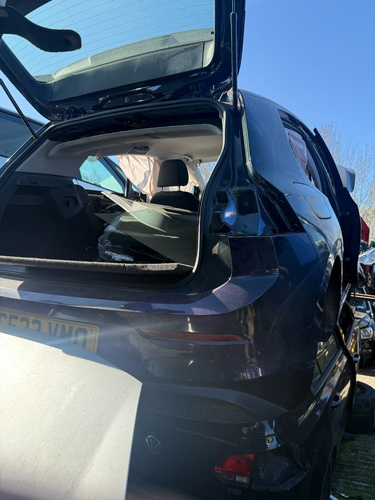 2023 VOLKSWAGEN GOLF MK8 OSR DRIVER SIDE REAR QUARTER CUT