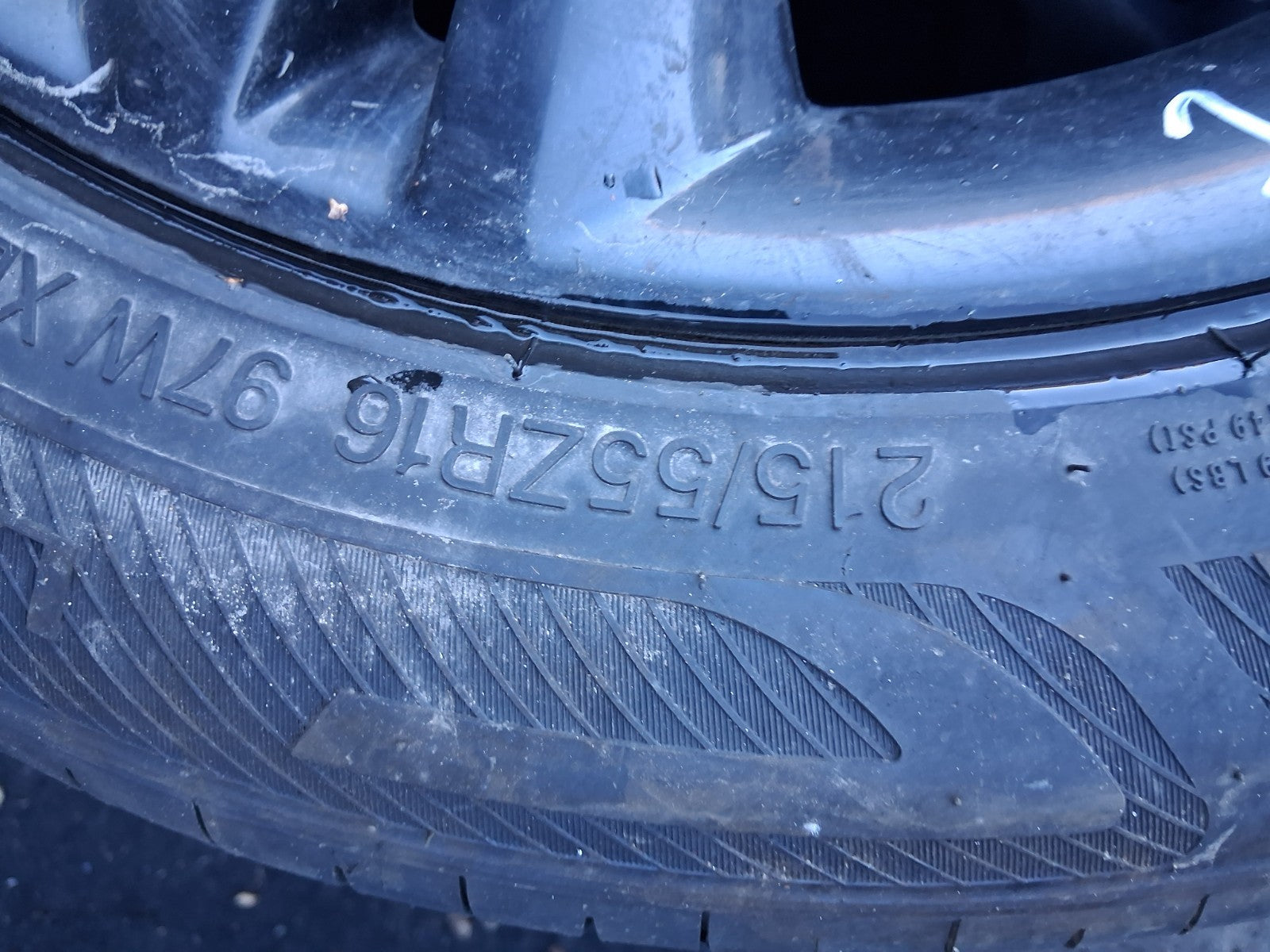 2013 FORD FOCUS MK3 16 INCH ALLOY WHEEL WITH TYRE 215/55R16