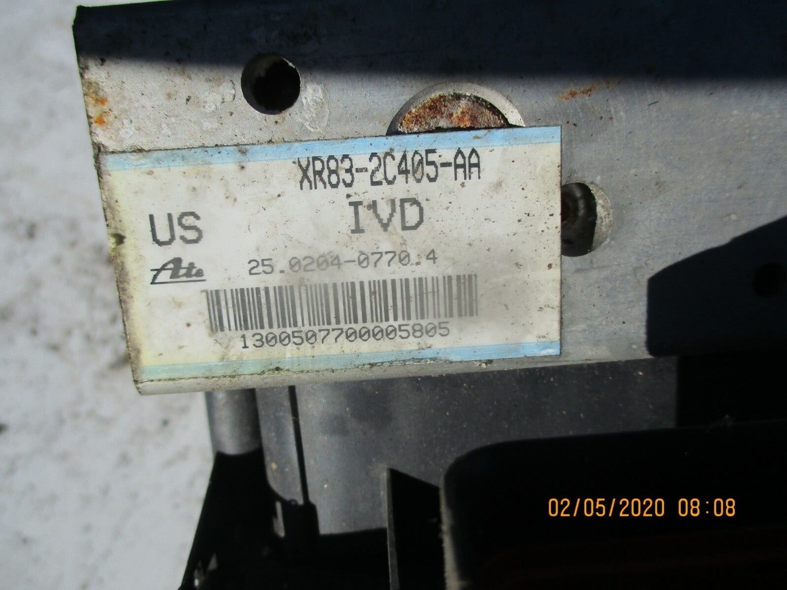 JAGUAR S TYPE 2002 ABS PUMP MODULE XR832C405AA YW432C219CA