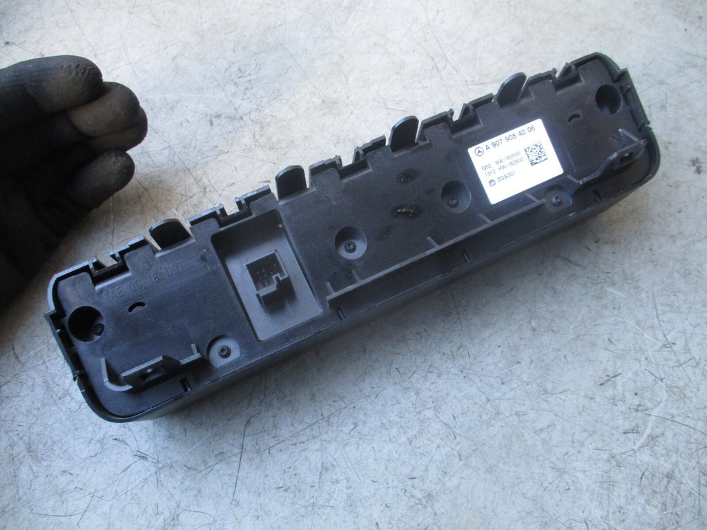 MERCEDES BENZ SPRINTER W907 2022 HEATER AC CLIMATE CONTROL SWITCH A9079054006