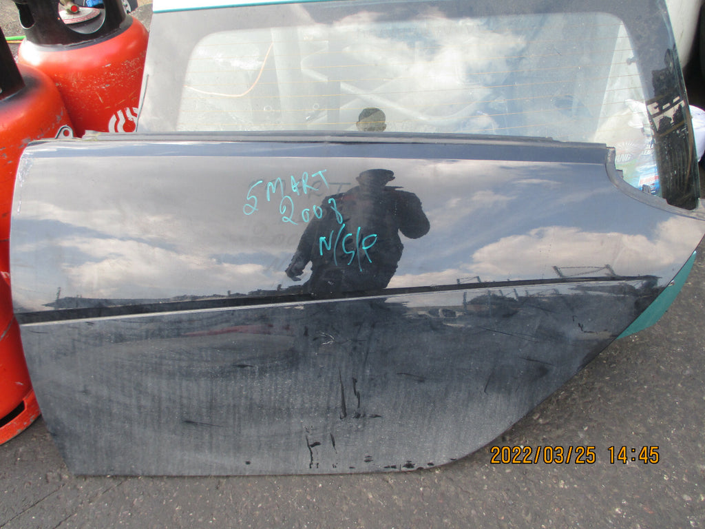 SMART FORTWO 2008 OSF DRIVER SIDE DOOR BLACK