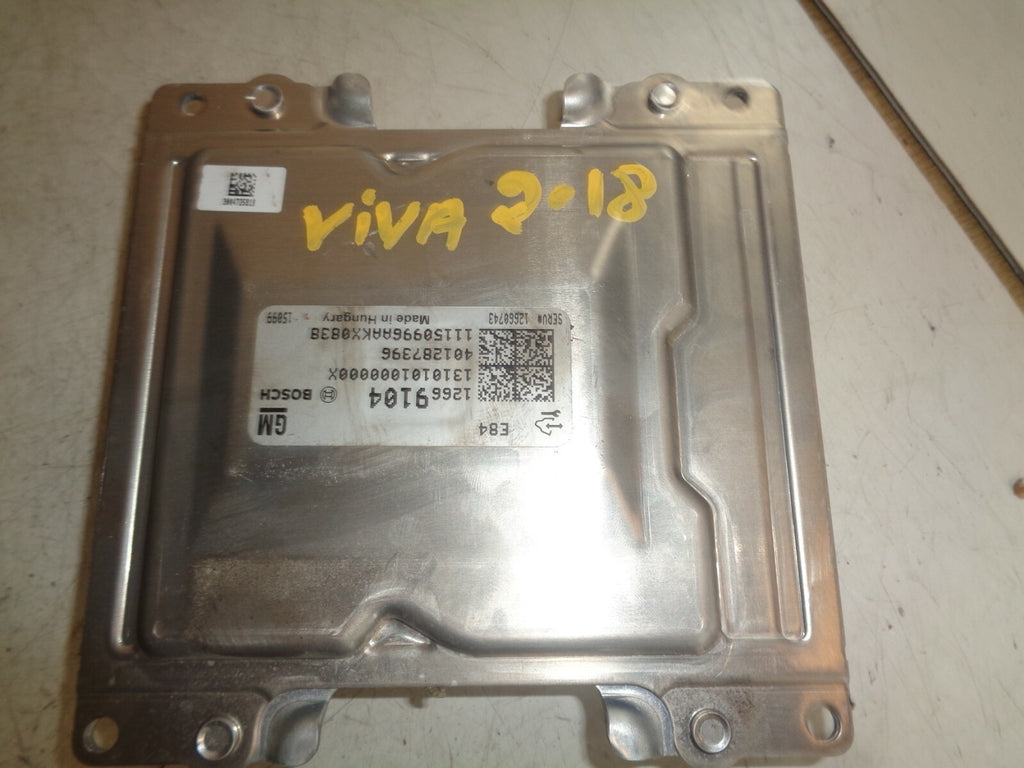 VAUXHALL VIVA SE MK4 2018 1.0 PETROL ECU ENGINE CONTROL MODULE 12669104