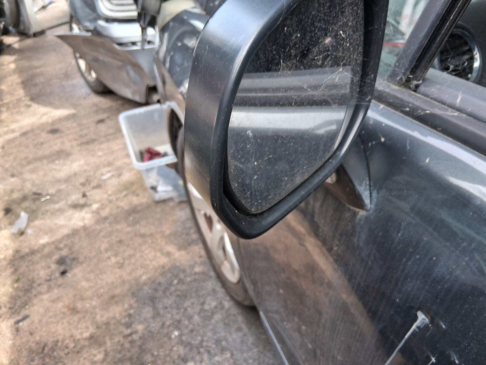 2012 PEUGEOT 3008 MK1 NSF PASSENGER SIDE FRONT LEFT WING MIRROR GRIS SHARK KTPD
