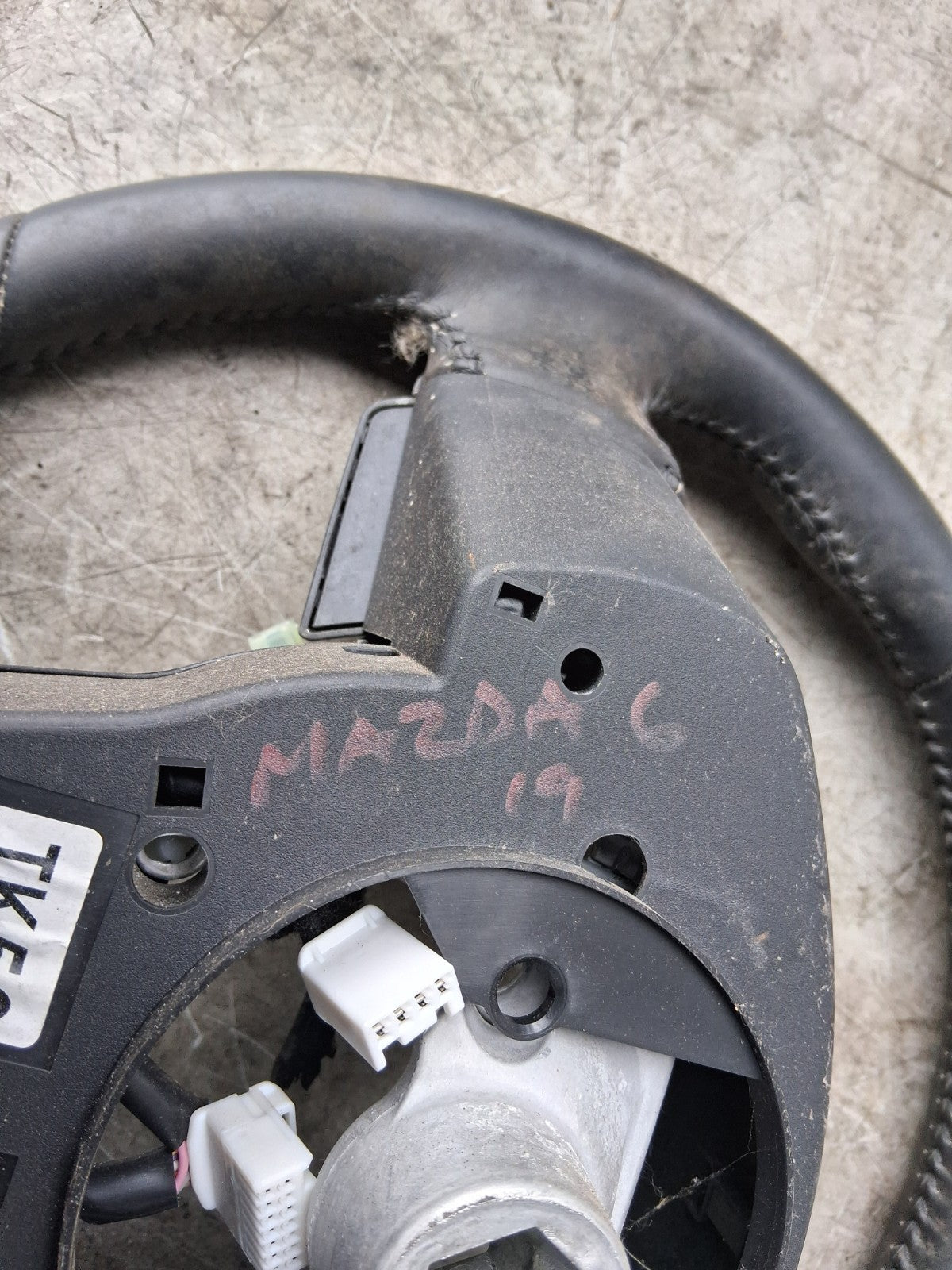 2019 MAZDA 6 MULTIFUNCTION LEATHER STEERING WHEEL CONTROLS