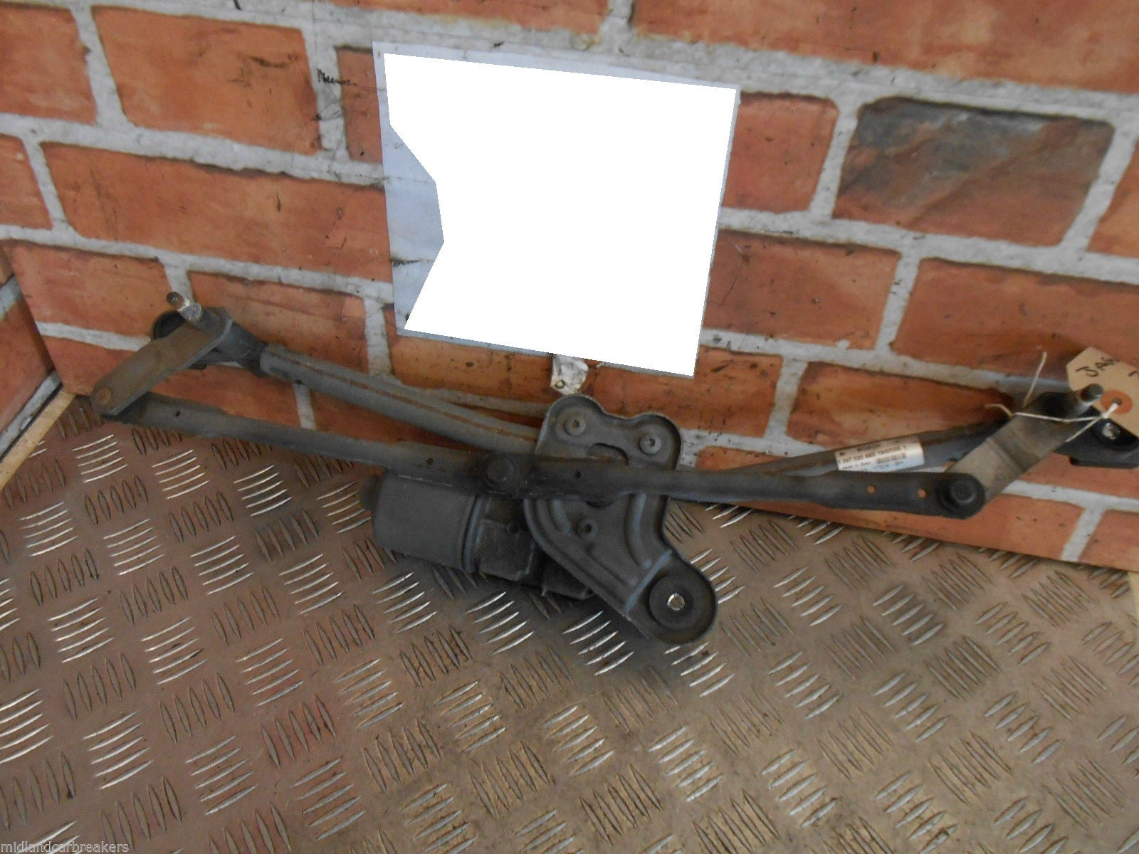 JAGUAR X TYPE 2005 FRONT WINDSCREEN WIPER MOTOR & LINKAGE  1X43-17504-BH