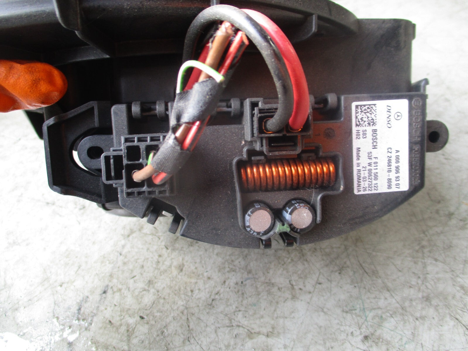 2021 MERCEDES SPRINTER W907 AIR CON HEATER BLOWER MOTOR  A0008308002