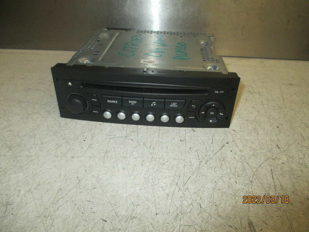 CITROEN C4 GRAND PICASSO 2013 RADIO CD STEREO UNIT PANEL 98032855xt