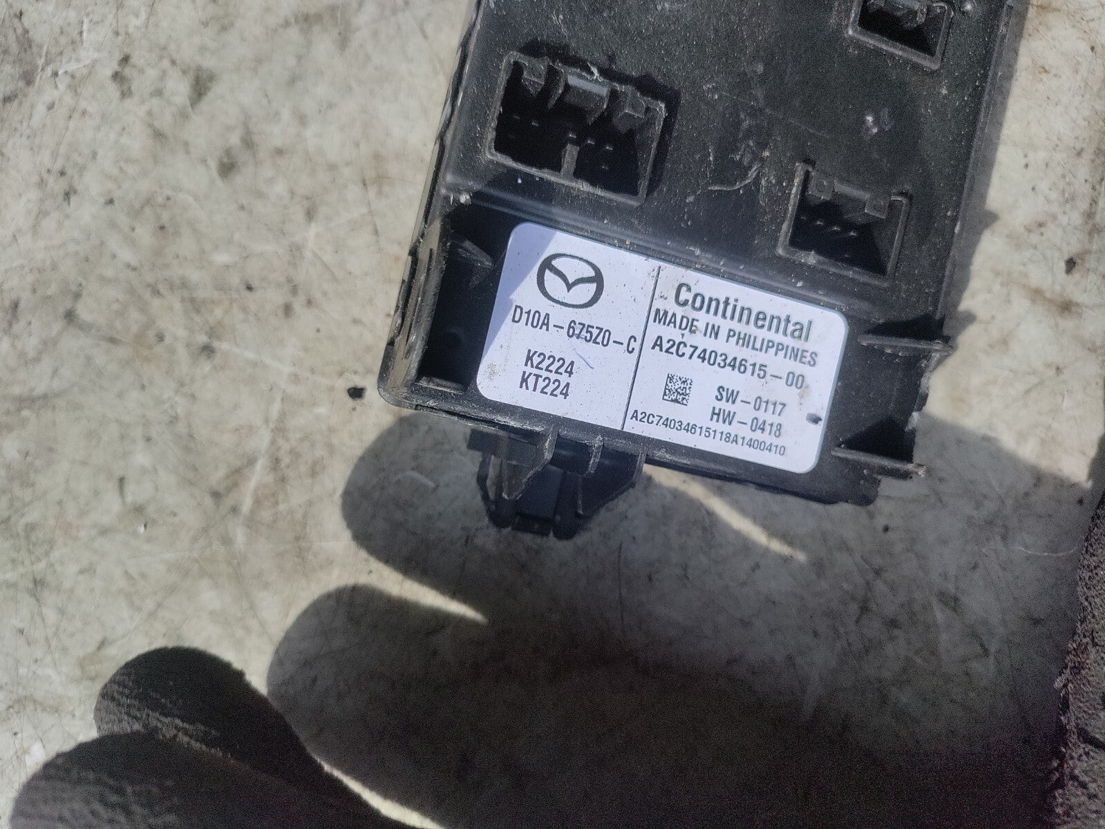 2019 MAZDA 2 MK3 POWER CONTROL ECU D10A675Z0C