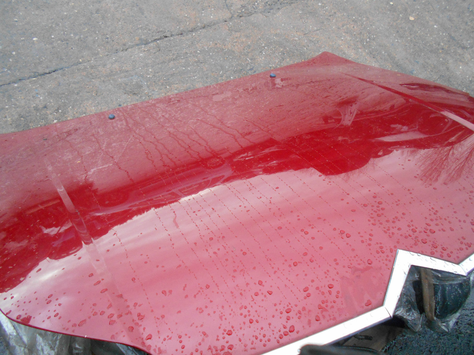 CITROEN C5 2005 BONNET KKQD ROUGE PROFOND MICA RED
