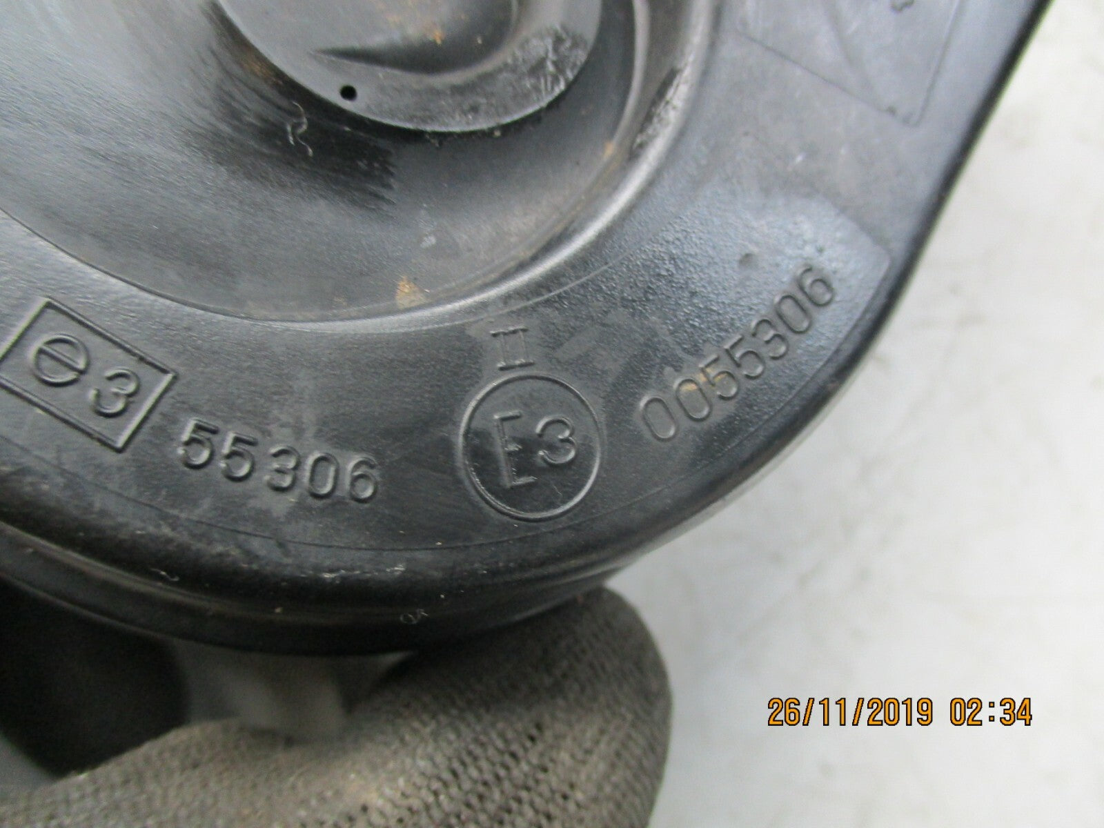 BMW 3 SERIES E90 2007 SINGLE HIGH PITCH HORN